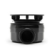 OPTIMA - Siphon pour receveur de douche, diamètre 90 mm, noir mat (ESLIMCR90BL) - vignette
