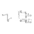 ALCA - Siphon gain de place pour lavabo 5/4" x DN40 blanc AlcaPlast (A434) - vignette