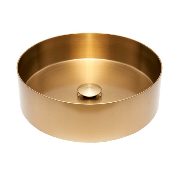 SWISS AQUA TECHNOLOGIES - Bonde clic-clac dorée 5/4" sans trop-plein SAT Aurum - large