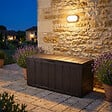 KETER - Keter Sherwood coffre de jardin 270 L + éclairage extérieur LED inclus (230403-WO744) - vignette