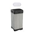 KETER - Keter Rocford poubelle extérieure 125 L + éclairage extérieur LED inclus (236996-WO744) - vignette
