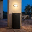 KETER - Keter Baltimore poubelle extérieure 125 L + éclairage extérieur LED inclus (236997-WO744) - vignette