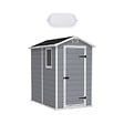 KETER - Keter Manor 4x6 abri de jardin + plafonnier LED inclus (230447-WO744) - vignette
