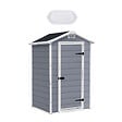 KETER - Keter Manor 4x3 abri de jardin + plafonnier LED inclus (230446-WO744) - vignette