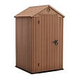 KETER - Keter Darwin 4x4 abri de jardin + éclairage extérieur LED inclus (259006-WO744) - vignette