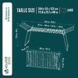 VOUNOT - Etendoir a linge telescopique pliable extensible ailes hautes 284x55x122cm metal blanc - vignette