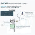 DURAVIT - Pack WC suspendu D-code avec abattant frein de chute synthétique + bati support + Plaque de commande blanche - vignette