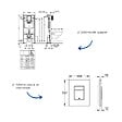 GROHE - Bâti-support autoportant Solido avec plaque commande Even noir mat - vignette