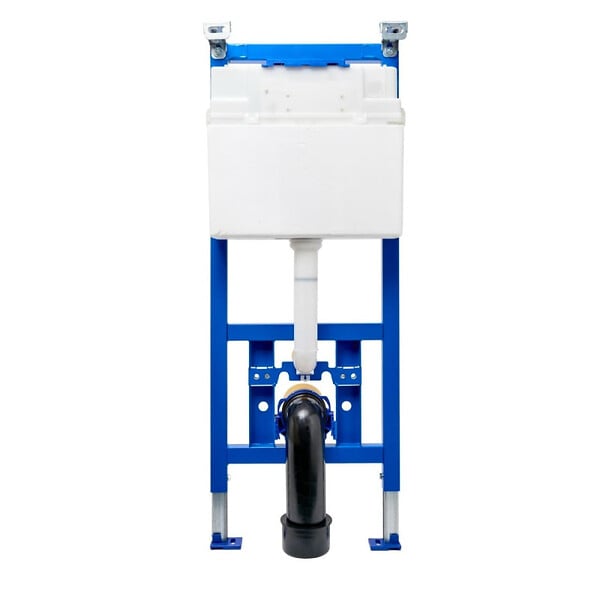 ROCA - Bâti-support WC suspendu, installation sur cloison légère, hauteur 112 cm, chasse 2/4-6 L + plaque chrome (ROG02-FR) - large