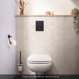 GROHE - Bâti-support largeur réduite Rapid SL avec plaque commande Even noir mat - vignette