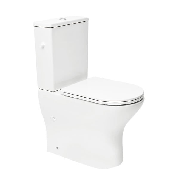 SWISS AQUA TECHNOLOGIES - Brevis réservoir de chasse d'eau en céramique pour Combi WC SATBRE033RREXVPP (cuvette non fournie), blanc (SATBRE033RREXVPC) - large