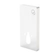 SWISS AQUA TECHNOLOGIES - Glass bâti-support pour WC suspendu, hauteur 100,3 cm, double chasse 3/6 L, blanc (SATAMGW-FR) - vignette