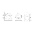 SWISS AQUA TECHNOLOGIES - Ergo WC suspendu sans bride Vortex et fixations invisibles + abattant SoftClose (SATERG1) - vignette