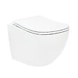 SWISS AQUA TECHNOLOGIES - Ergo WC suspendu sans bride Vortex et fixations invisibles + abattant SoftClose (SATERG1) - vignette