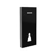 VITRA - Vitrus bâti-support design pour WC suspendus avec plaque de commande, verre de sécurité, noir (870-5761-01) - vignette