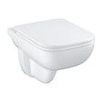 GROHE - Start Edge Ceramic ensemble WC suspendu sans bride avec abattant SoftClose, blanc brillant (39815000) - vignette