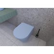 SWISS AQUA TECHNOLOGIES - Infinitio WC suspendu sans bride en céramique avec abattant SoftClose, bleu mat (SATINF010RREXPDBLM) - vignette
