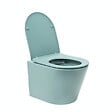 SWISS AQUA TECHNOLOGIES - Infinitio WC suspendu sans bride en céramique avec abattant SoftClose, vert mat (SATINF010RREXPLGEM) - vignette