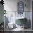 GROHE - Pack WC suspendu sans bride caréné + Abattant Start + Bâti-support hauteur réduite + Plaque commande Cool Sunrise - vignette