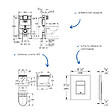 GROHE - Pack WC suspendu sans bride caréné + Abattant Start + Bâti-support hauteur réduite + Plaque commande Cool Sunrise - vignette