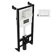 JACOB DELAFON - Pack bâti support WC autoportant 3/6L + plaque blanche - vignette