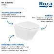 ROCA - Cuvette WC suspendu sans bride Optica Vortex - vignette
