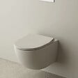 VITRA - Pack WC suspendu VitrA Sento lin mat + bâti autoportant V-Fix Core + Plaque Round chromé - vignette