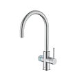 ROCA - Robinet cuisine bec standard Aquafy chromé avec cartouche filtre à eau - vignette