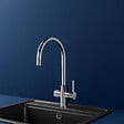 ROCA - Robinet cuisine bec standard Aquafy chromé avec cartouche filtre à eau - vignette