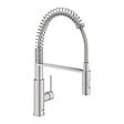 GROHE - Mitigeur monocommande évier avec douchette extractible, finition inox brossé Infinity (30614DC0) - vignette