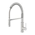 GROHE - Mitigeur monocommande évier avec douchette extractible, finition inox brossé Infinity (30614DC0) - vignette