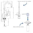 VILLEROY ET BOCH - Robinet cuisine  Umbrella + Distributeur de savon Bronze - vignette