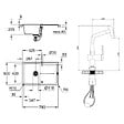 GROHE - Grohe K400 Evier en quartz composite avec égouttoir réversible 780x500 mm + Ceramia Timeless mitigeur (G31639TML1BGM-SET) - vignette