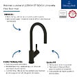 VILLEROY ET BOCH - Robinet cuisine  Umbrella flex noir mat - vignette