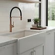 OLFA - Robinet de cuisine avec douchette Ortence bronze cuivre - vignette