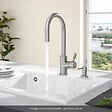 VILLEROY ET BOCH - Robinet cuisine  Umbrella flex + Distributeur de savon Acier massif - vignette