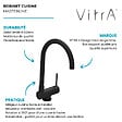 VITRA - Robinet cuisine rabattable VitrA Masterline noir mat - vignette