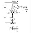GROHE - Robinet cuisine bec haut avec douchette Start Cool Sunrise - vignette