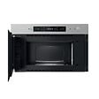 WHIRLPOOL - Micro-ondes encastrable 22 L, 750 W, sécurité enfant, acier inoxydable (MBNA910X) - vignette