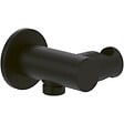 VILLEROY ET BOCH - Support mural pour douchette avec raccordement  Universal Showers rond noir mat - vignette