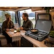 INTEC - Réchaud à gaz portable 2 feux 3200W Brûleurs Inox - Plaque de cuisson gaz Butane ou Propane Design Gris INTEC - vignette