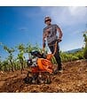 VILLAGER - Motobineuse thermique 2,2cv petite largeur 4 fraises protèges plantes VILLAGER VTB 4310V - vignette