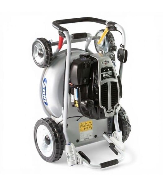 GRIN - Tondeuse à gazon professionnelle tractée moteur Briggs Stratton 190 cm³, mulching 46 cm - GRIN PM46A - large