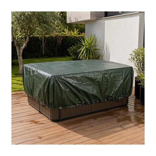 VITO - Bâche de protection 5 x 8 m Verte Etanche Protection Anti UV VITO - large