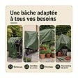 VITO - Bâche de protection 5 x 3 m Verte Etanche Protection Anti UV VITO - vignette