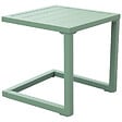 HAPPY GARDEN - Set bain de soleil et table d'appoint BARBADOS en textilène vert sauge - aluminium vert sauge - vignette