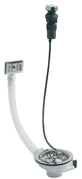 VALENTIN - Bonde de vidage automatique D90mm pour évier simple cuve VALENTIN 00 435500 000 00 - large