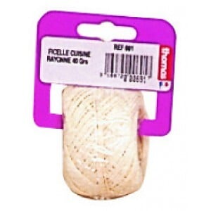 BROSSERIE THOMAS - Ficelle fine blanche cuisine rayonne 40gr - BROSSERIE THOMAS - 690 - large
