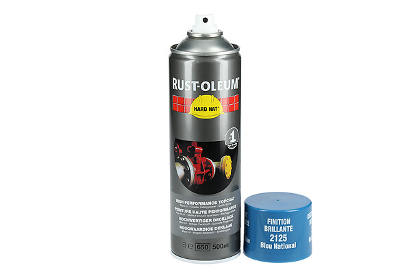 RUST-OLEUM - Couche de finition Hard Hat Ral-couleurs bleu national RAL 500ml - RUST-OLEUM - 2125 - large