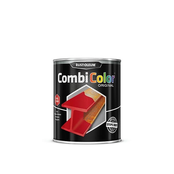 RUST-OLEUM - Primaire de protection antirouille et finition CombiColor Original rouge feu RAL 3000 pot 750ml - RUST-OLEUM - 7365.0.75 - large